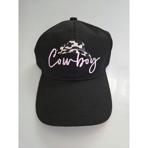 "Cowboy" Cow Print Design Baseball Cap‎